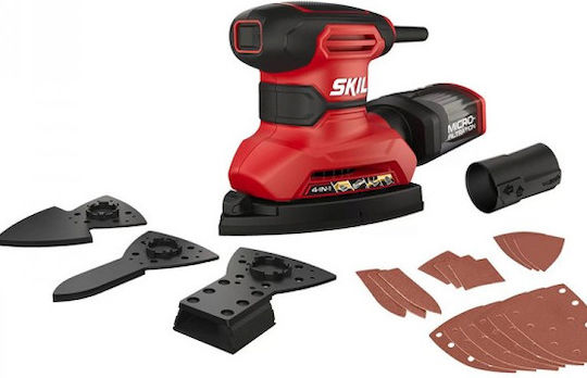 Skil Red 7261AB Electric Multi-Sander 160W with Suction System SR1E7261AB