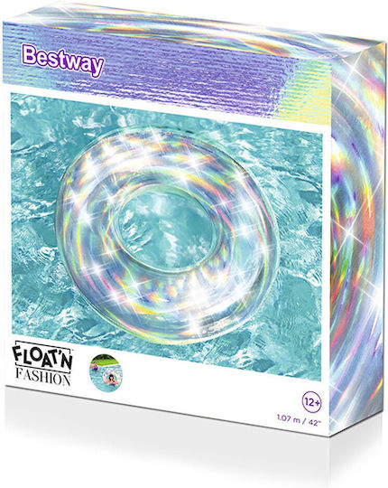 Aufblasbarer Poolschwimmer Bestway Silver Ø 107 Cm Mehrfarbig