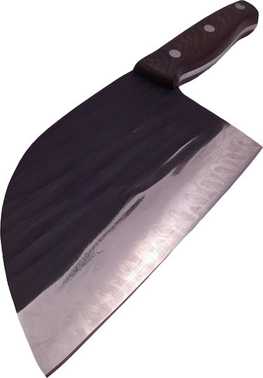 Set Pirate Skull Axe 39 Cm Wave Blade Knife 30 Cm Depox Stainless Steel Black