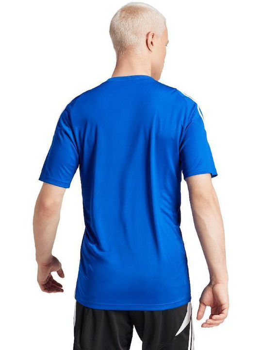 Adidas Tiro 24 Jersey Men's Athletic T-shirt Short Sleeve Blue