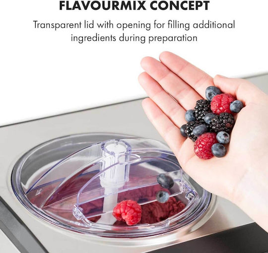 Klarstein Dolce Bacio TK49 Ice Cream Maker 2lt Silver
