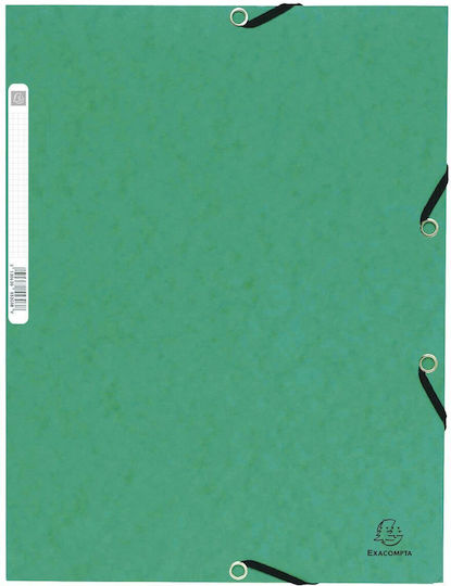 Exacompta Folder Prespan with Rubber Band and Ears for Paper A4 Multicolour 10pcs