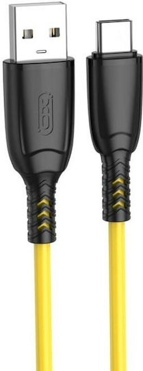 XO USB 2.0 Kabel USB Typ-C männlich - USB-A Gelbe 1m NB245