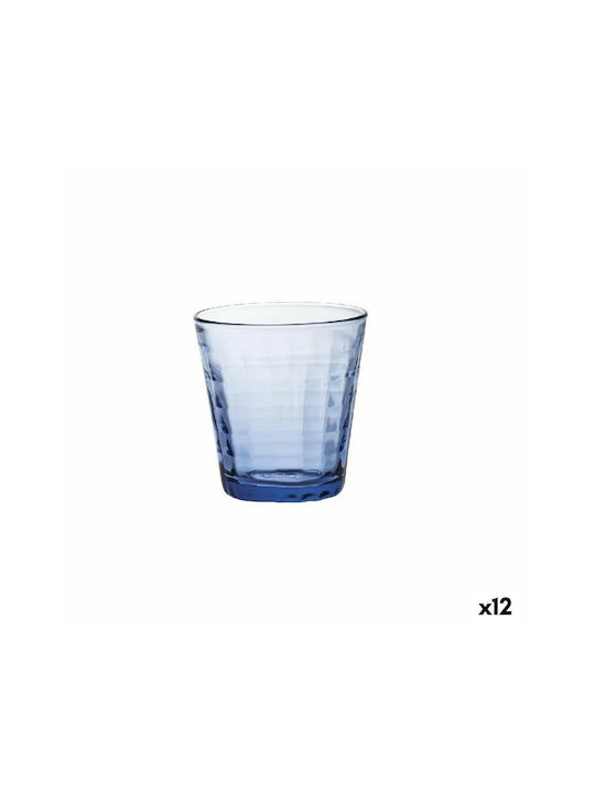 Duralex Prisme Set of Glasses made of Glass in Blue Color 275ml 4pcs