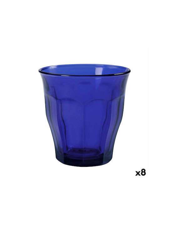 Duralex Picardie Gläser-Set in Blau Farbe 310ml 6Stück