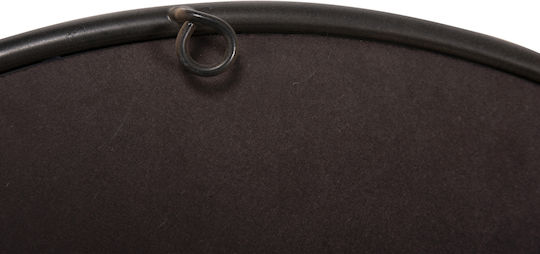 HomeMarkt Oglindă De Perete Cu Cadru Metalic Auriu Diametru 62cm