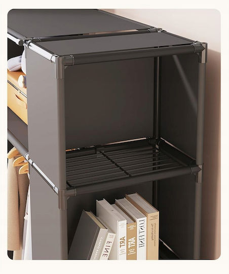 Doppeltür Kleiderschrank Schieben Ecru 80x28x125cm