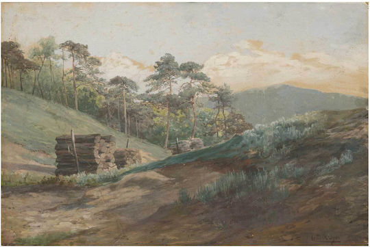 Valley Πίνακας Ξύλινος 115x170cm