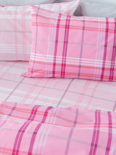 Palamaiki Bettwäsche-Set Überdoppel 240x260cm. Fashion Life Fl6242 Lila 4Stück