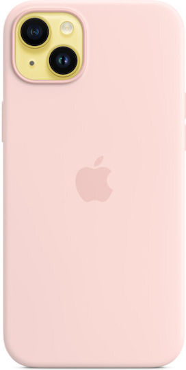 Apple Umschlag Rückseite Silikon Chalk Pink (iPhone 14 Plus)
