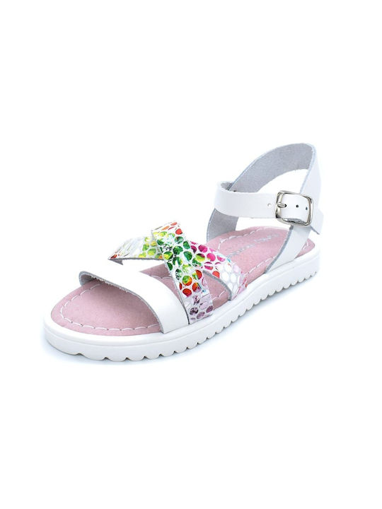 Bibelot children's anatomical sandals for girls White σχ. 53