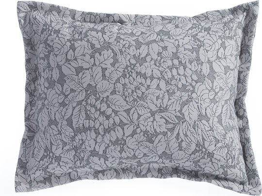 Nef-Nef Homeware Μαξιλάρι Καναπέ Ambrose από Βελούδο Grey 40x50εκ.