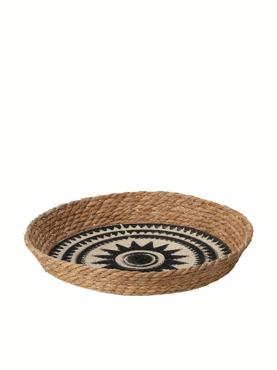 Home&Styling Collection Декоративна купа Ратан Черен 37x6см 1бр