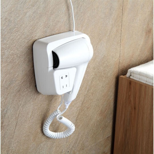 Inter Ceramic Uscător de păr pentru hotel Alb 1.2kW