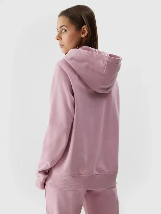 4F Women's Hooded Sweatshirt Pink