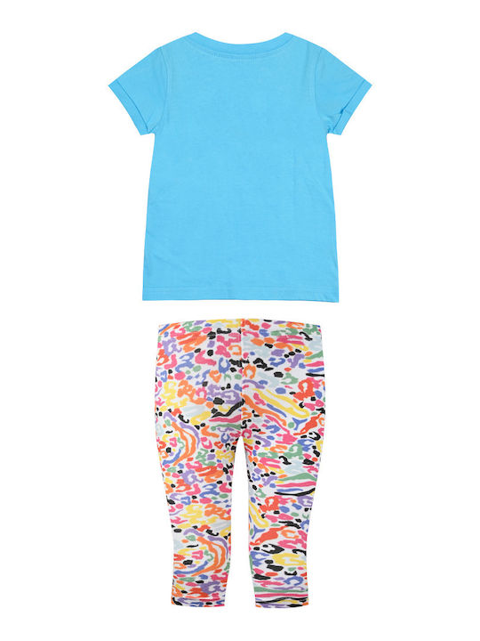 Energiers Kids Set with Leggings Summer 2pcs Multicolour