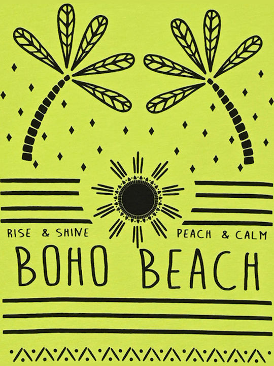 Kids' Set with Leggings Summer 2pcs Multicolour Boho Beach