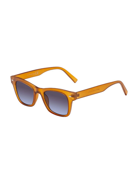 Sunglasses with Yellow Plastic Frame and Gray Gradient Lens 06-028146-01