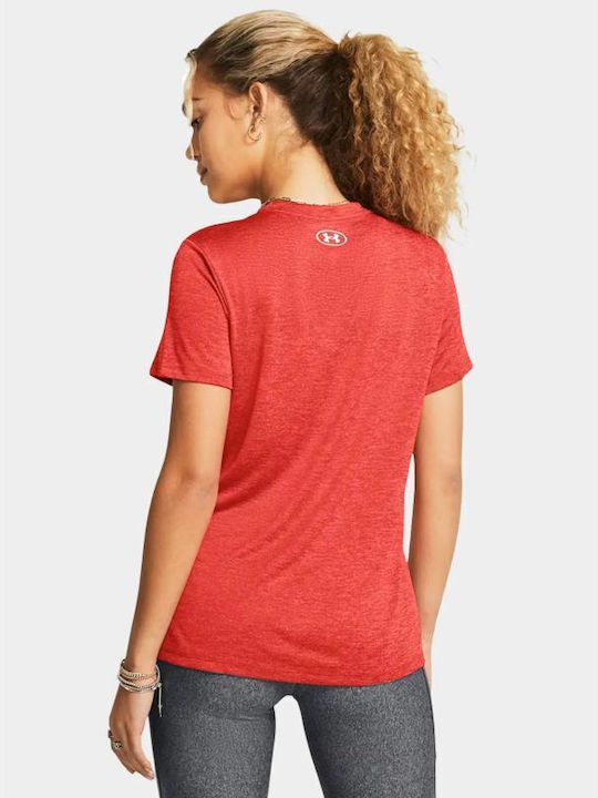 Under Armour Damen Sport T-Shirt Schnell trocknend Rot