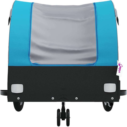 Vidaxl Anhänger Fahrradzubehör Schwarze Blaue 30 Kilo Eisen