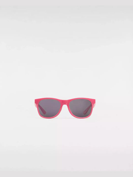 Vans Sunglasses with Pink Plastic Frame and Gray Lens VN000LC0G3X