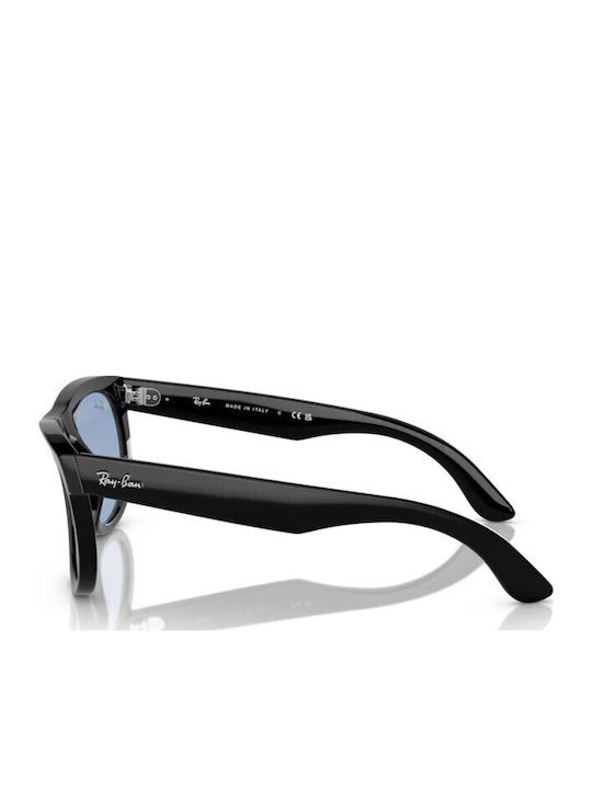 Ray Ban Wayfarer Reverse Γυαλιά Ηλίου Μαύρα με Κοκκάλινο Σκελετό
