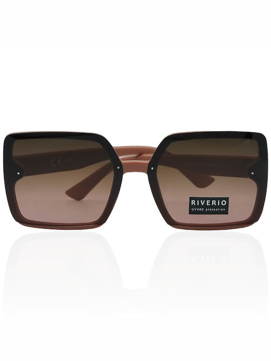 Optosquad Women's Sunglasses with Brown Frame and Brown Gradient Lens 4221-3