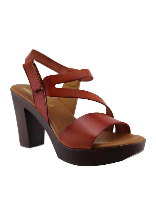 Leather Sandals Brown
