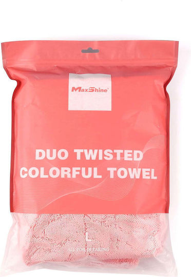 Duo Twisted Microfiber Towel Gray-Pink 50 x 60cm 1200gsm 1175060gp Maxshine