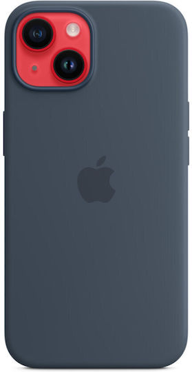 Apple Back Cover Silicone Storm Blue (iPhone 14)