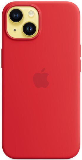 Apple Silicone Case with MagSafe Back Cover Σιλικόνης (PRODUCT) Red (iPhone 14)
