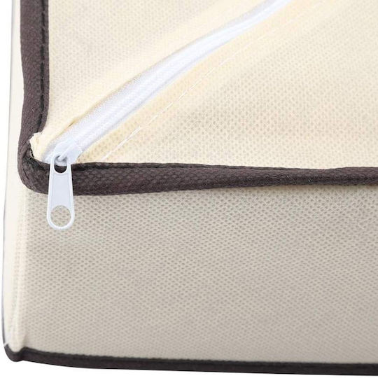 Schubladenorganisator für Socken / Unterwäsche / Krawatten in Beige Farbe 32x32x10cm 1Stück