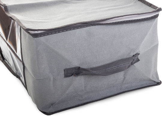 Geantă Din Plastic Pentru Depozitarea Pantofilor Gri 45x30x20cm