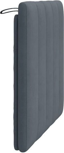 vidaXL Fabric Back Cushion for Bed Headboard Dark Gray 80x45cm