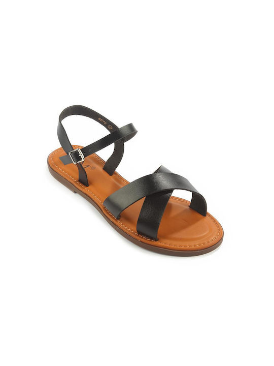 Sandale încrucișate Ancient Greek Fshoes 8076.00 - Fshoes - Negru