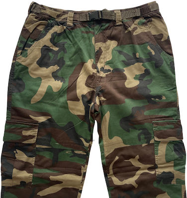 Zark Hellas Pantaloni Militari Camo în Culoare Kaki