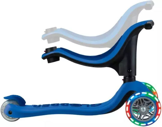 Globber Παιδικό Πατίνι Go.up Sporty Lights Τρίτροχο με Κάθισμα για 3+ Ετών Μπλε