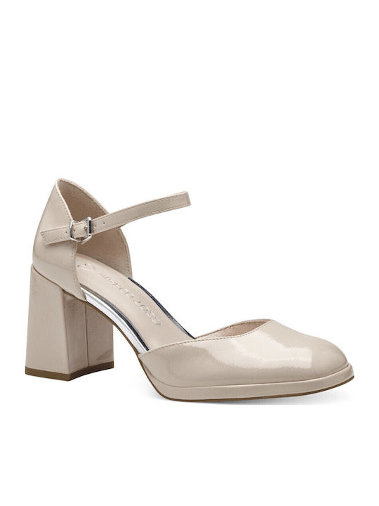 Marco Tozzi Synthetic Leather Pink Heels