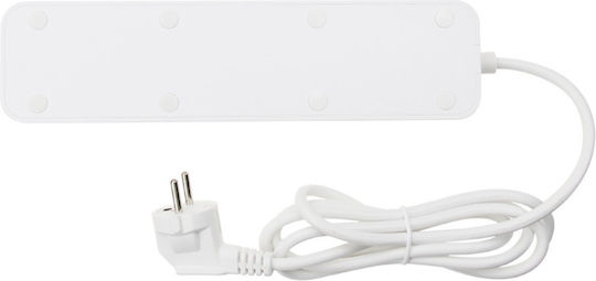 Захранваща лента 3 Позиции с 4 USB-A и Кабел 1.7м