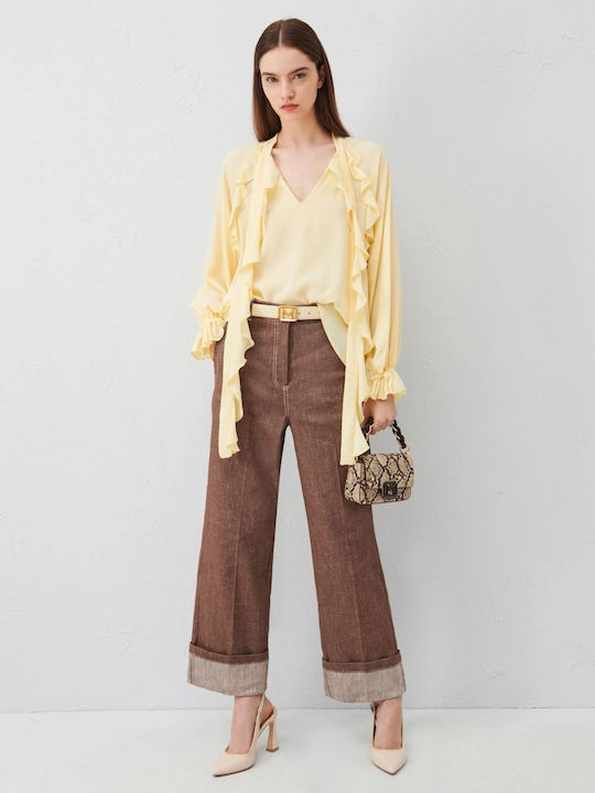 Women's Blouse Yellow