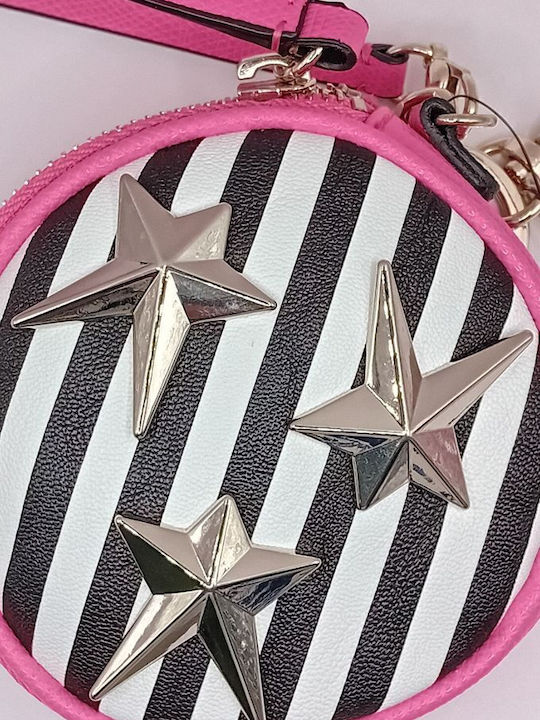 Guess Breloc Portofel Metalic Fuchsia