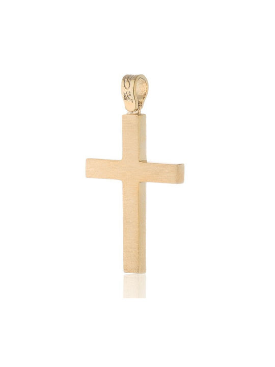 Fa Cad'oro Rose Gold Cross 14K