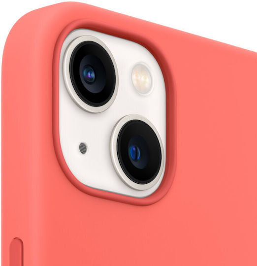 Apple Umschlag Rückseite Silikon Pink Pomelo (iPhone 13 Mini)