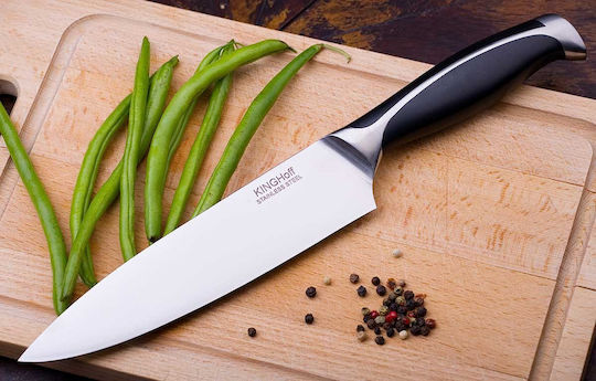 KING Hoff Messer Chefkoch aus rostfreiem Stahl 22cm