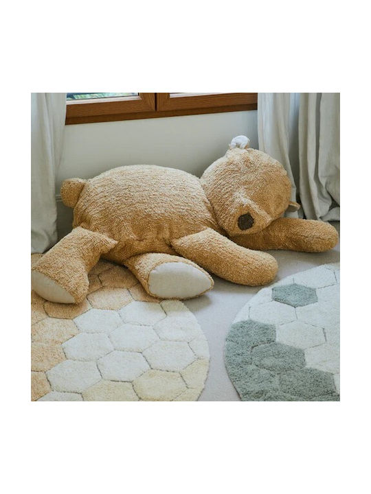 Lorena Canals - Zimmerteppich Rund Honeycomb Gold Ø140cm