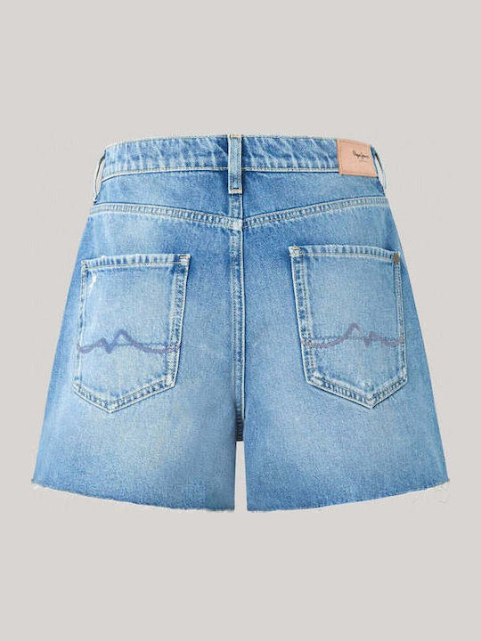 Aline Women's Jean High-waisted Shorts Blue