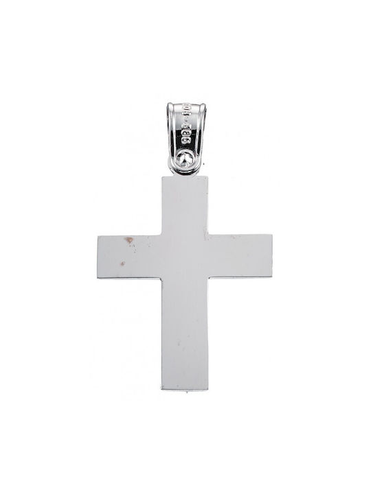 White Gold Cross St476 14 Karat