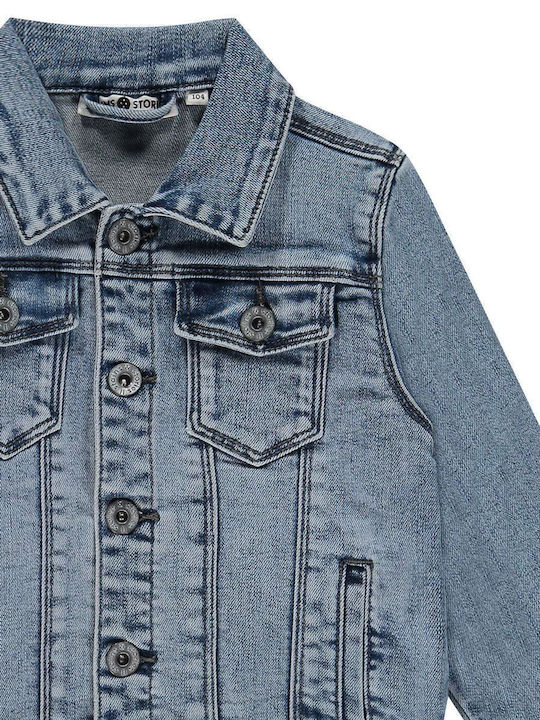 Babyface - Jachetă din denim pentru copii - Bbe24107101 Blue