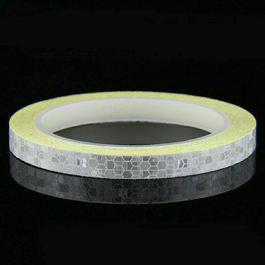 Bandă Adezivă Reflectorizantă Din Plastic Gri 3m x 1cm