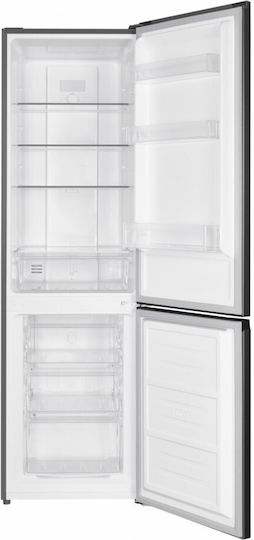 Heinner Ψυγειοκαταψύκτης 253lt Total NoFrost Υ180xΠ54xΒ60εκ. Inox HCNF-HM253XE++